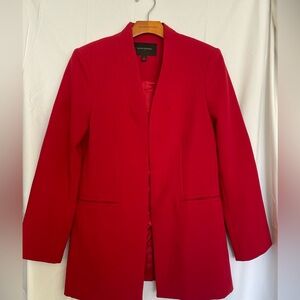 Banana Republic Red Women’s Suit Set (Blazer & Pants) - Size 2/4